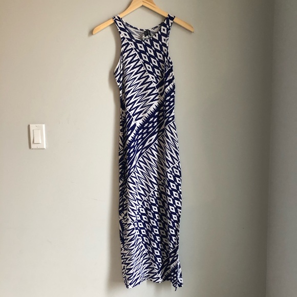 Blue & White Maxi Dress by Marciano - Picture 1 of 4